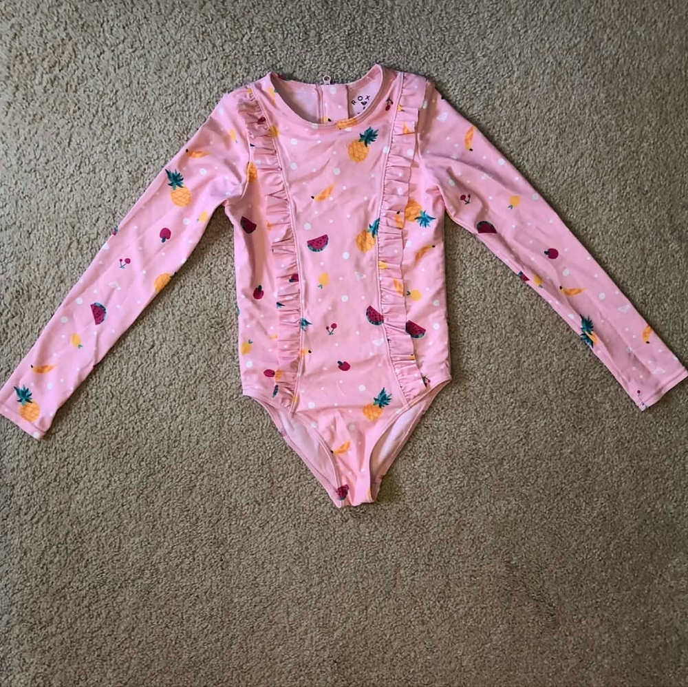 Roxy Pink Kids Swim One Piece